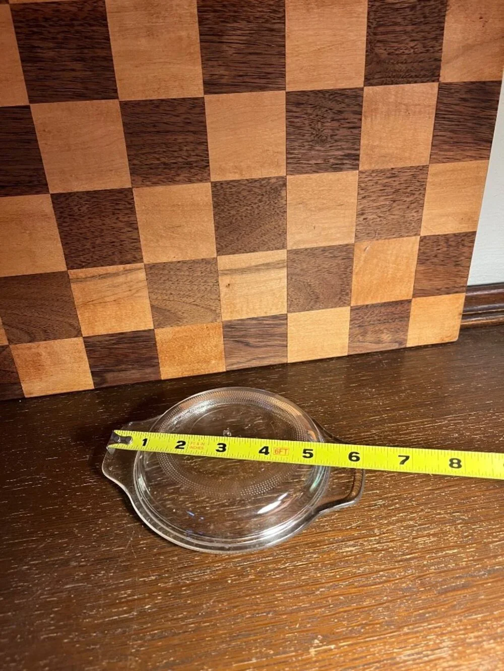 Replacement Glass Lid for Small Casserole or Refrigerator Dish A1113